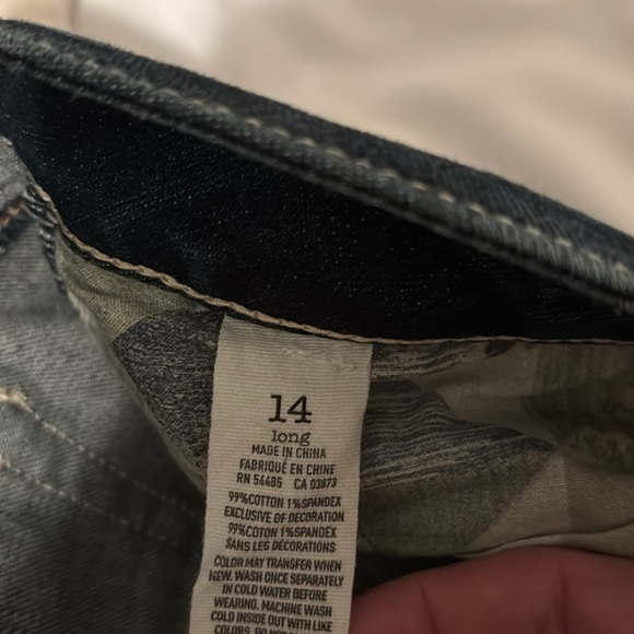 American Eagle jeans. 14 long. - Picture 3 of 3